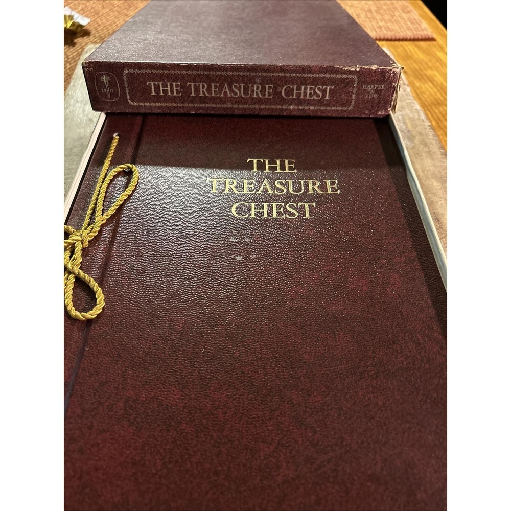 Charles L. Wallis The Treasure Chest Book Inspirational 1965 Hardcover& Box 3/25